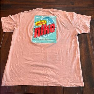 Nike Soft Pink Loose Fit Tee, Men’s Large